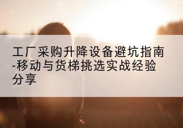 吉县移动式升降机怎么选-工厂采购升降设备避坑指南-移动与货梯挑选实战经验分享
